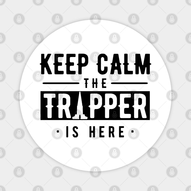 Trapper Hunting Traps Trap Trapping Magnet by dr3shirts